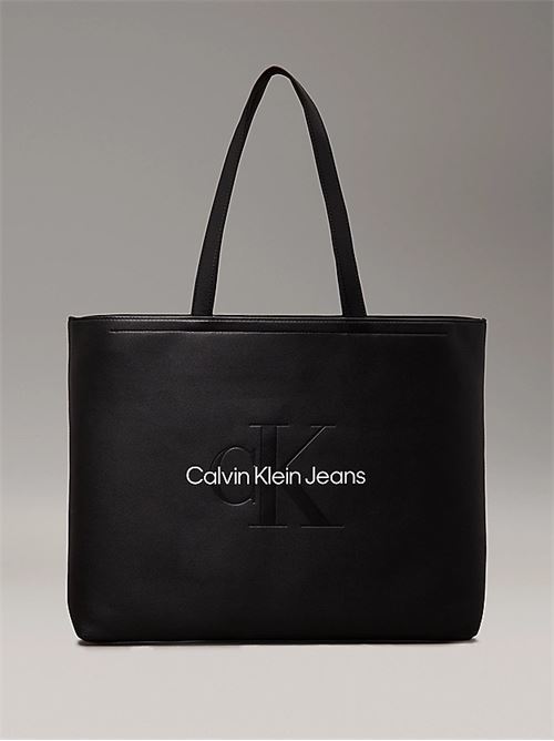 sculpted slim  tote 34 mono CALVIN KLEIN JEANS | K60K61222201R